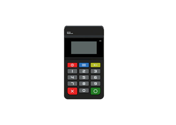 Black Handheld Pos Terminal Stylish Design Pos Terminal Printer