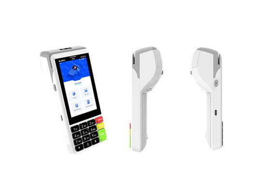 Handheld ANFU Pos Machine Android Mobile POS Terminal With Bar Code NFC Function