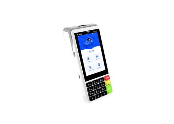 Handheld ANFU Pos Machine Android Mobile POS Terminal With Bar Code NFC Function