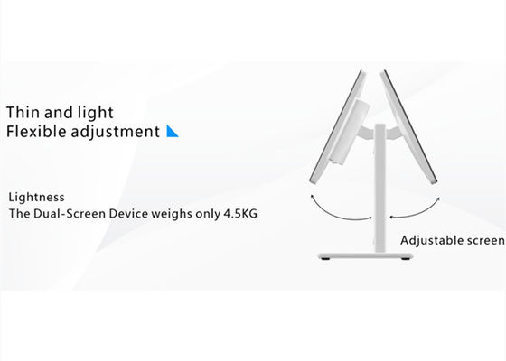 Android 11 Dual Screen POS System , Windows Dual Screen POS Terminal